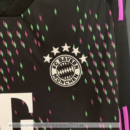 Nuevo Tailandia 2ª Manga Larga Bayern Munich 23/24 Negro Baratas